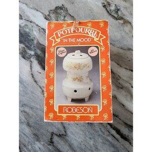 Vintage Robeson Electric "In the Mood" Potpourri Ceremic‎ Wax Melt Jar